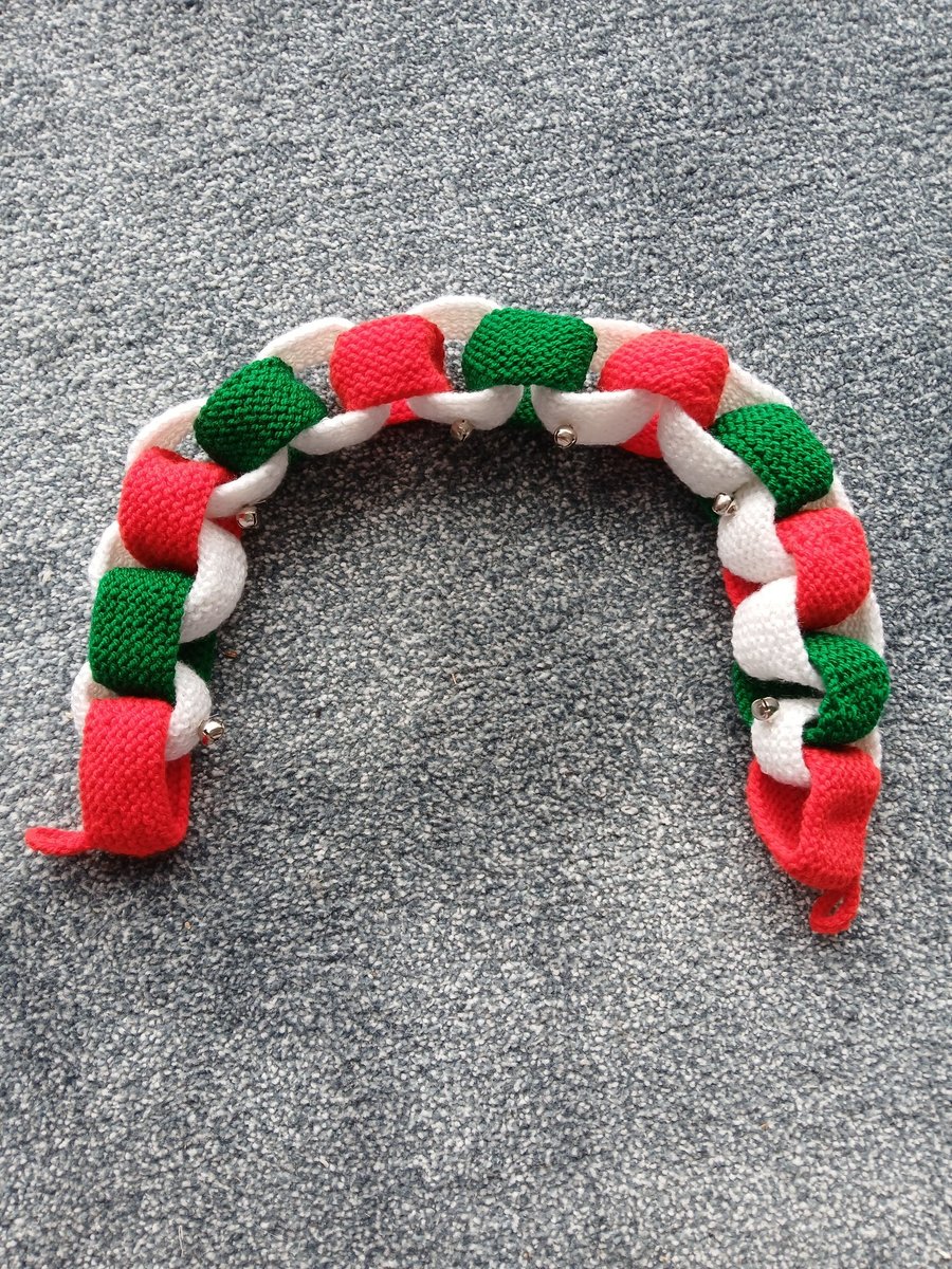 Christmas Knitted "paper" Chain
