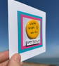 Shine Bright Weirdo Humorous Pocket Pebble Card - Image 2