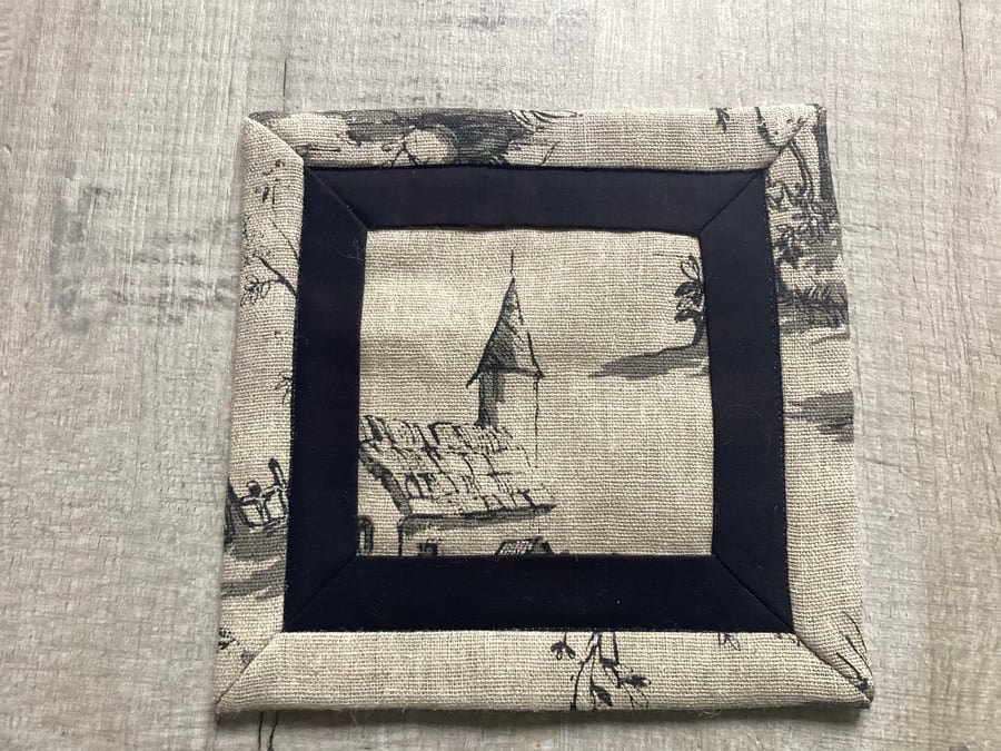 Handmade Pot Holder, kitchen accessories ,countryside.