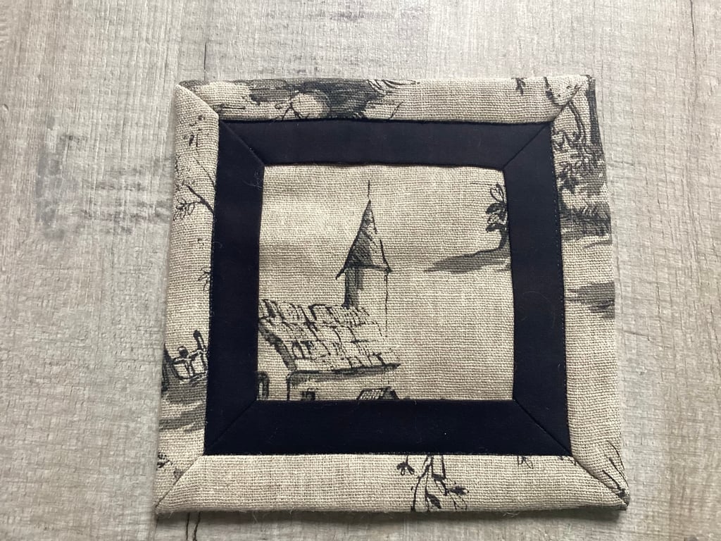 Handmade Pot Holder, kitchen accessories ,countryside.