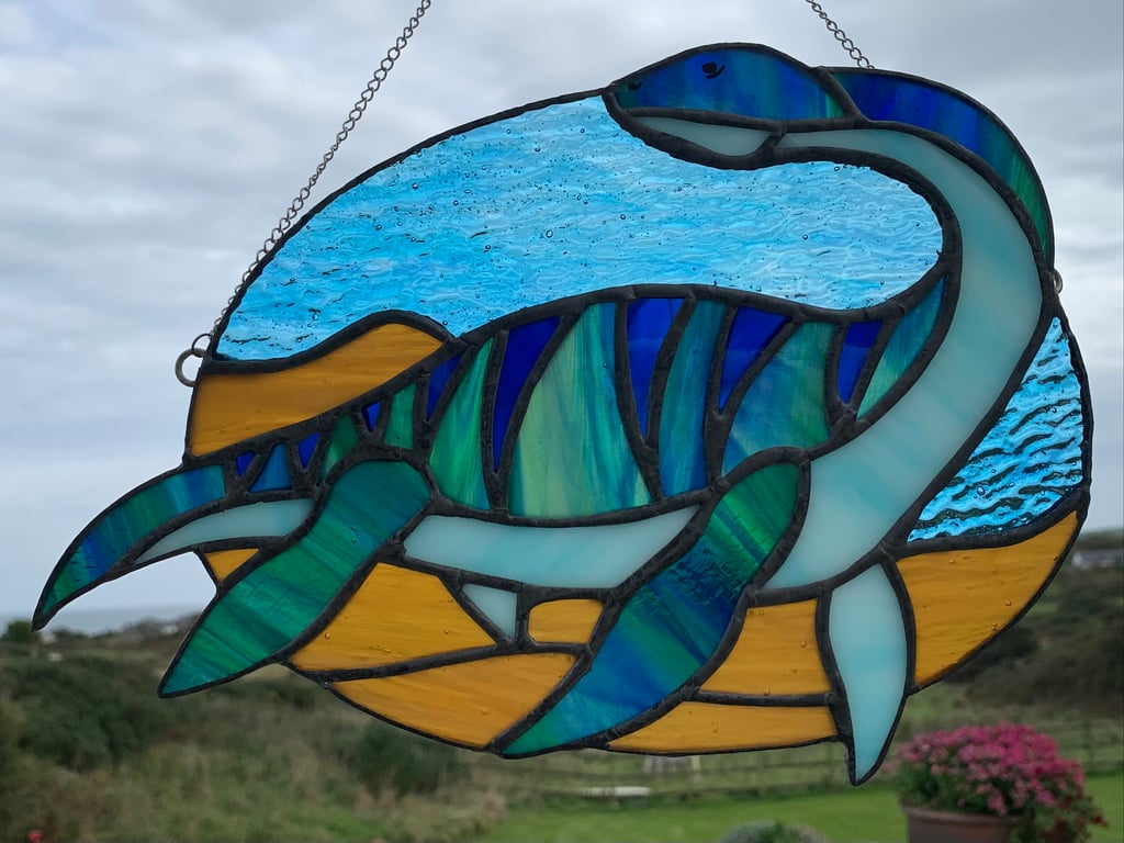 Stained Glass Plesiosaur.