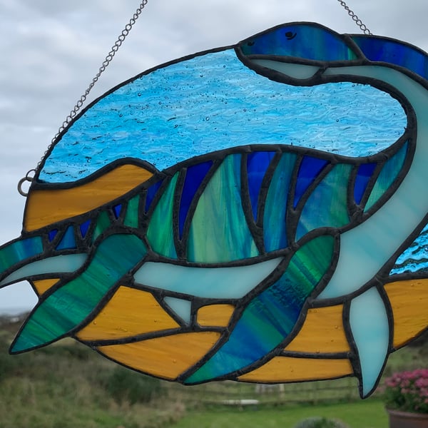Stained Glass Plesiosaur.