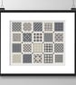 273 - Cross Stitch Pattern: 20 Tiles Patchwork Sampler (PDF Counted Chart) - Image 3