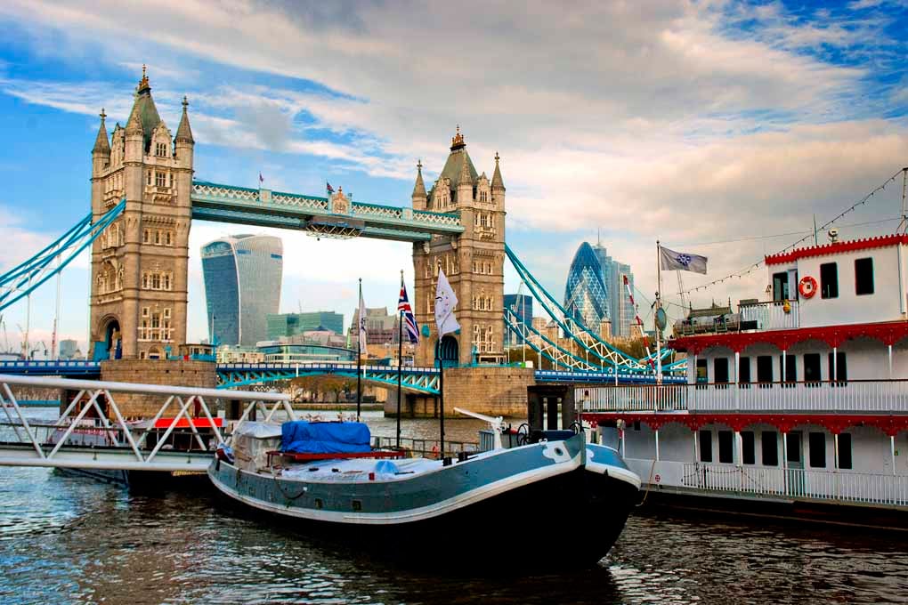 Tower Bridge River Thames London Cityscape Photograph Print