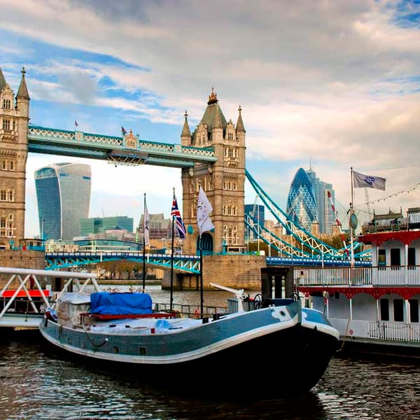 Tower Bridge River Thames London Cityscape Photograph Print