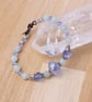  Amazonite Gemstone Bracelet - Pretty blue bead and amazonite bracelet  - Image 6