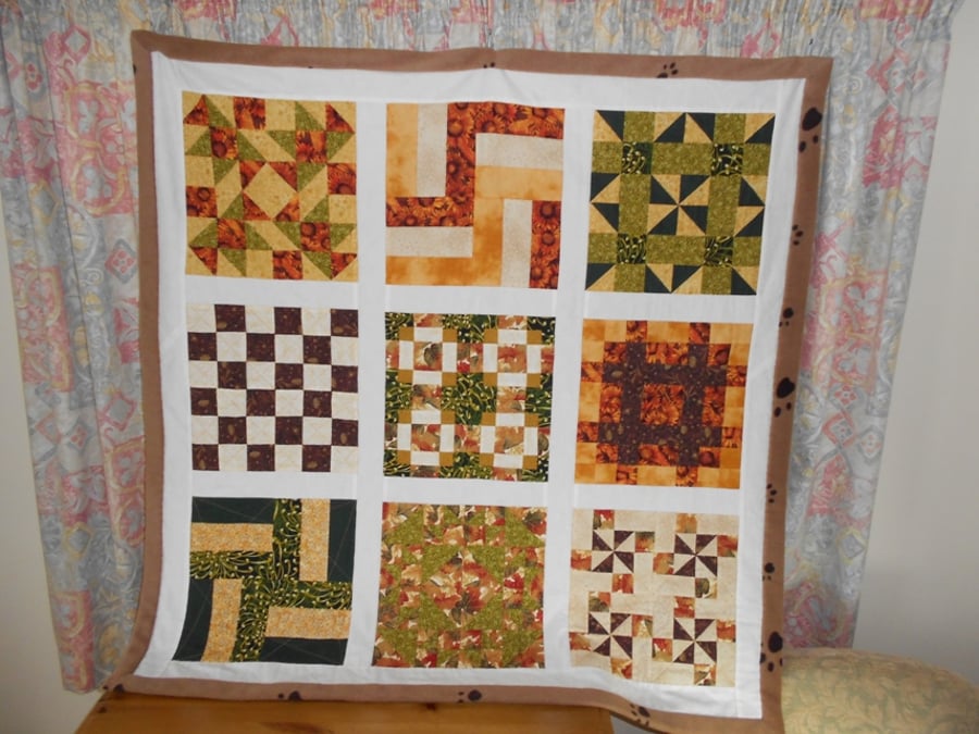 Cosy, Patchwork Lap Quilt