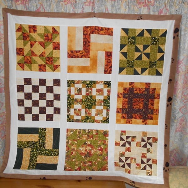 Cosy, Patchwork Lap Quilt