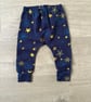 Star and snowflake cuffed leggings - up to 12-18 months