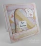 Handmade collage Paper (1st) Anniversary card - Image 6