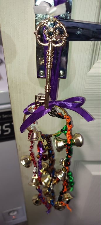 pagan witch chaos box filled with  goodies all handmade recycled and up cycled 