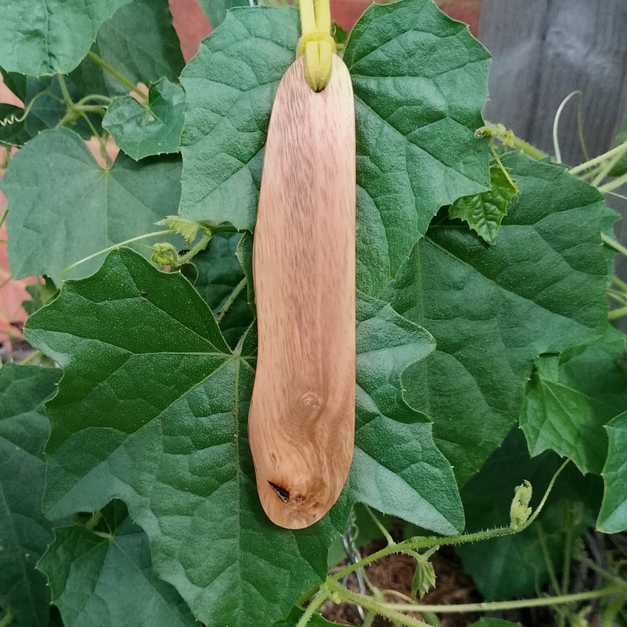Small Linden (Lime) Wood Pendant