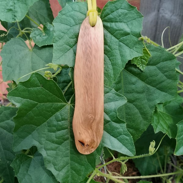 Small Linden (Lime) Wood Pendant
