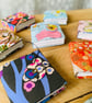 Tiny Concertina Sketchbook with Removable Butterfly Patterned Cover. - Image 6
