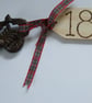 18th birthday key of the door celebration of coming of age & wooden tag. - Image 1