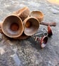 Copper Acorn Stud Earrings - Image 2