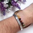 Autumn Leaves Sliding Clasp Bracelet 