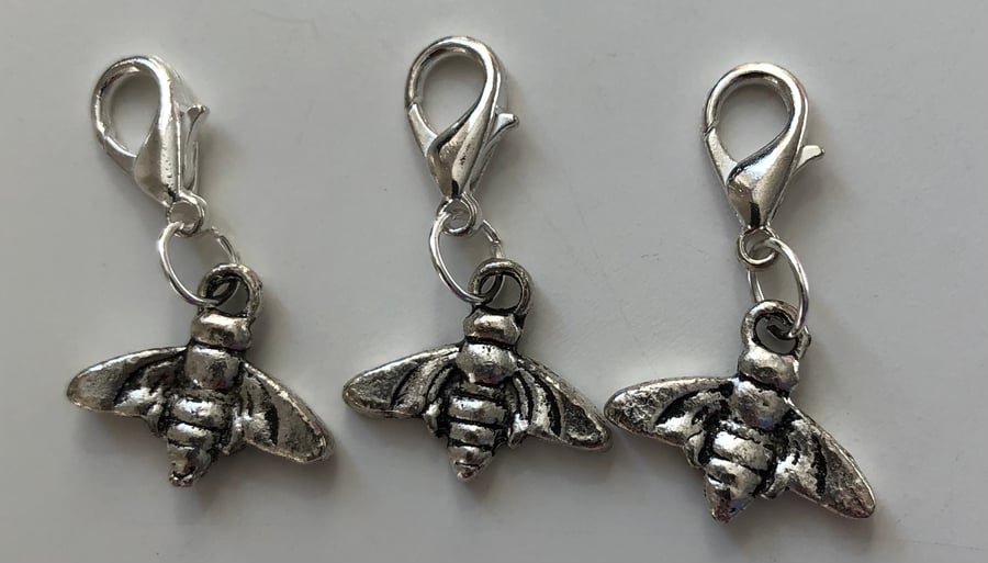 Bee Stitch Markers x 3