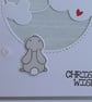 Rabbit With Clouds Christmas Card - Christmas Wishes - Image 2