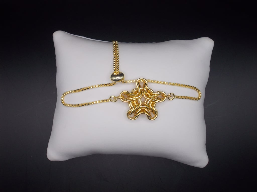 Byzantine Star slider bracelet