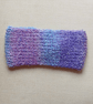 HAND KNIT Ladies Blueberry Ice Headband - Image 4