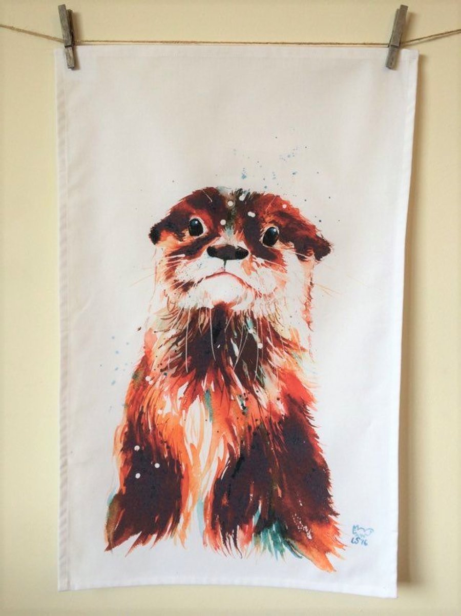 Otter Tea Towel