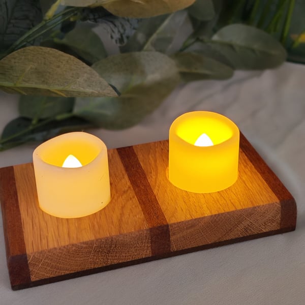 Hardwood Tealight Holder