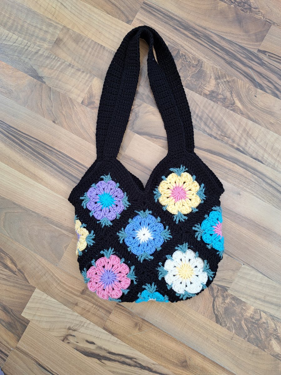 Handmade crocheted bag