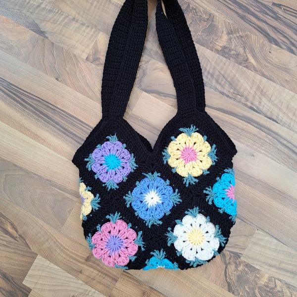 Handmade crocheted bag