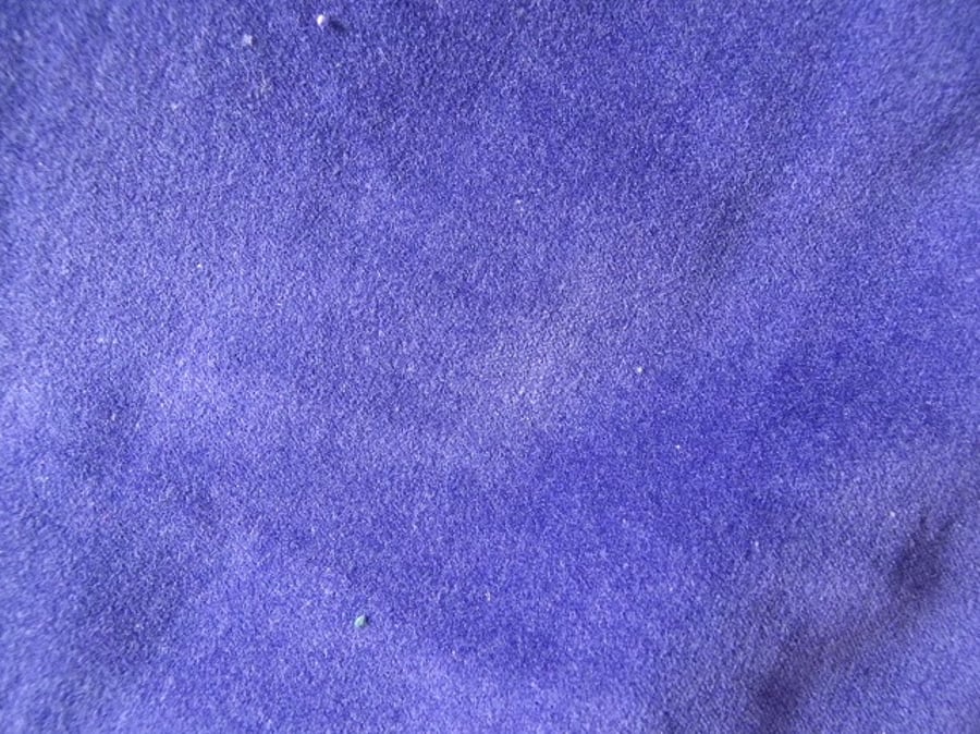 SOLD - 0.9m Lavender Blue Cotton Velvet