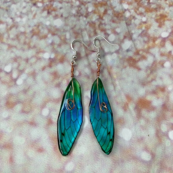 Earrings, fairy wings , faeries wings ear decor