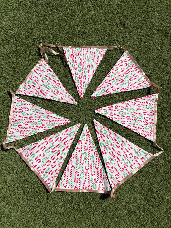 Handmade Christmas Bunting 