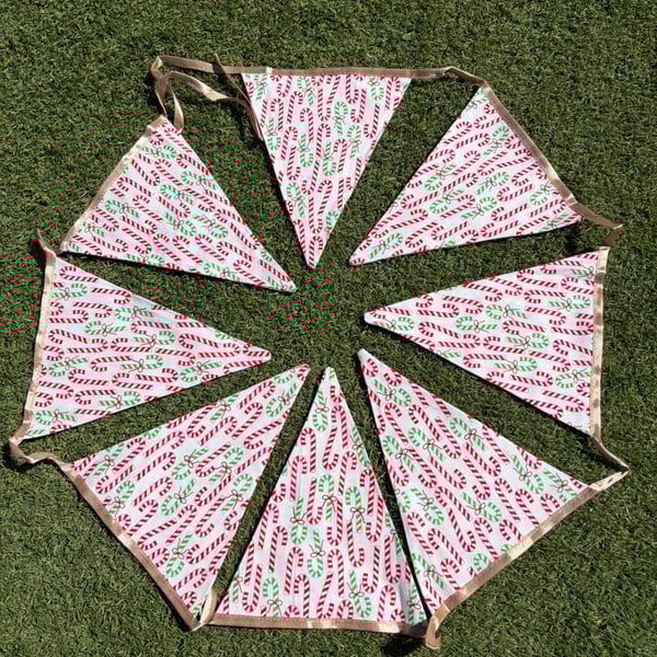 Handmade Christmas Bunting 