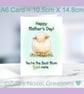 Sheep Mother's Day Card - A6 size 10.5cm X 14.8cm - Image 1