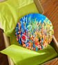 Artwork Coaster Floral Abstract - original artwork by Jackie Reynolds - Image 4
