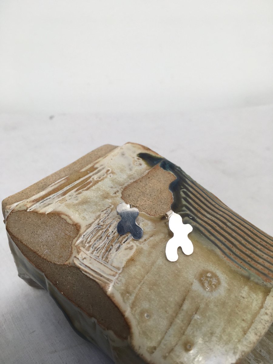 Sterling silver mis matched earrings 