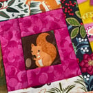 Book sleeve, book cover, padded book cover, fabric book cover, padded sleeve