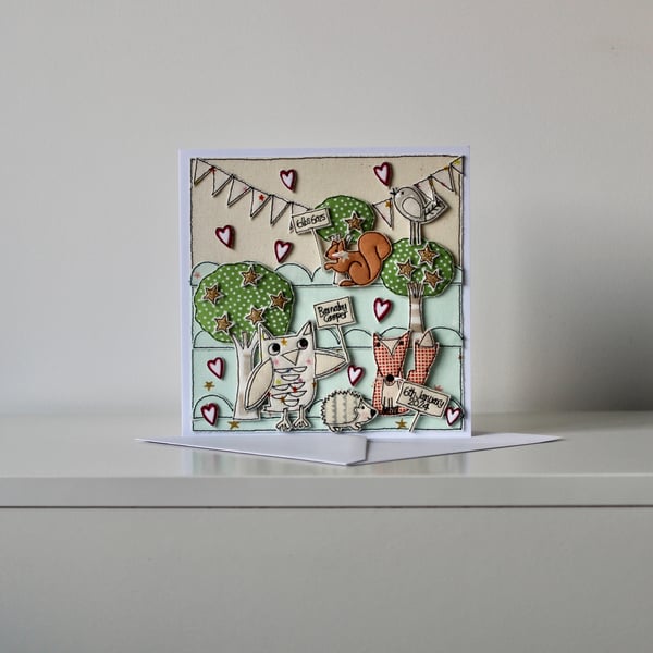 Special Order for Mary - 'New Baby' - Personalisable Handmade Blank Card