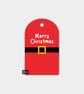 Funny Christmas Gift Tags For Adults, 6pk - Santa Costume