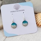 Beach earrings made with real sand, gift for her, seaside jewellery, ocean lover