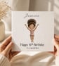 Personalised Gymnast Birthday Card For Her Happy Birthday Daughter Niece etc