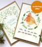 Illustrated Christmas cards pack of four - Image 1