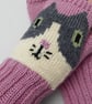 Cat Fingerless Gloves - Image 1