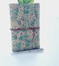 Green Flower Cork Notebook Journal