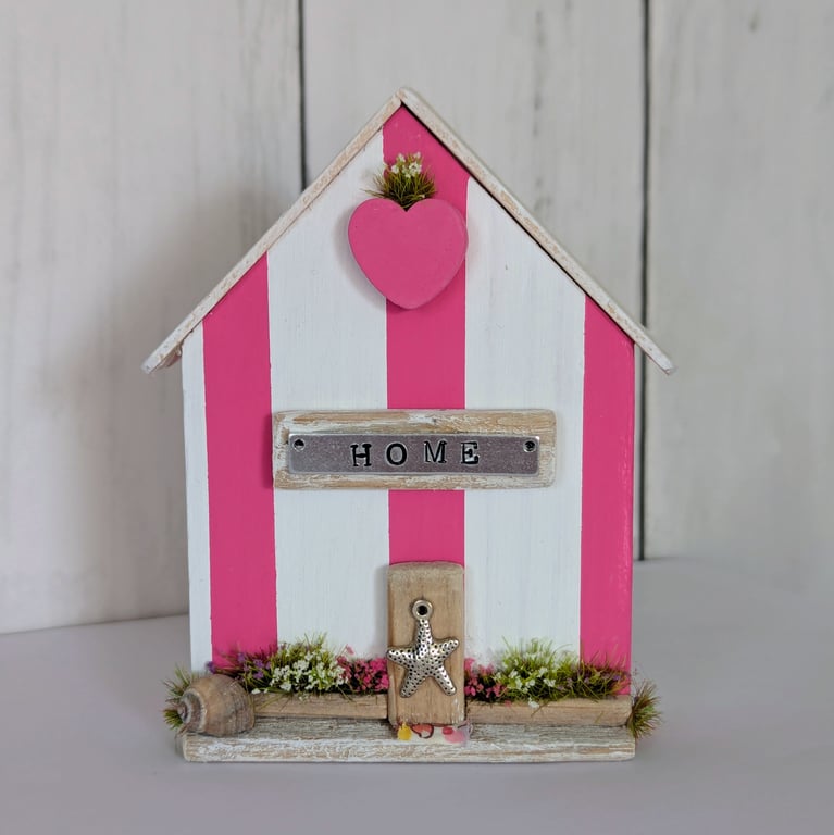 Perfectly Imperfect Handmade Wooden Cottage Decoration 