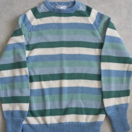 Pastel Stripe Cotton Jumper