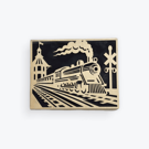 Steam Train Wooden Wall Art Plaque