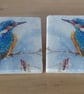 Marble 'Kingfisher' Coasters - Image 1