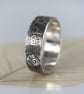 Silver Band ring with Elvish Runes  - Elven Jewellery Not All Those Who Wander  - Image 7