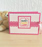 Baby girl photo album - handmade keepsake - Image 1